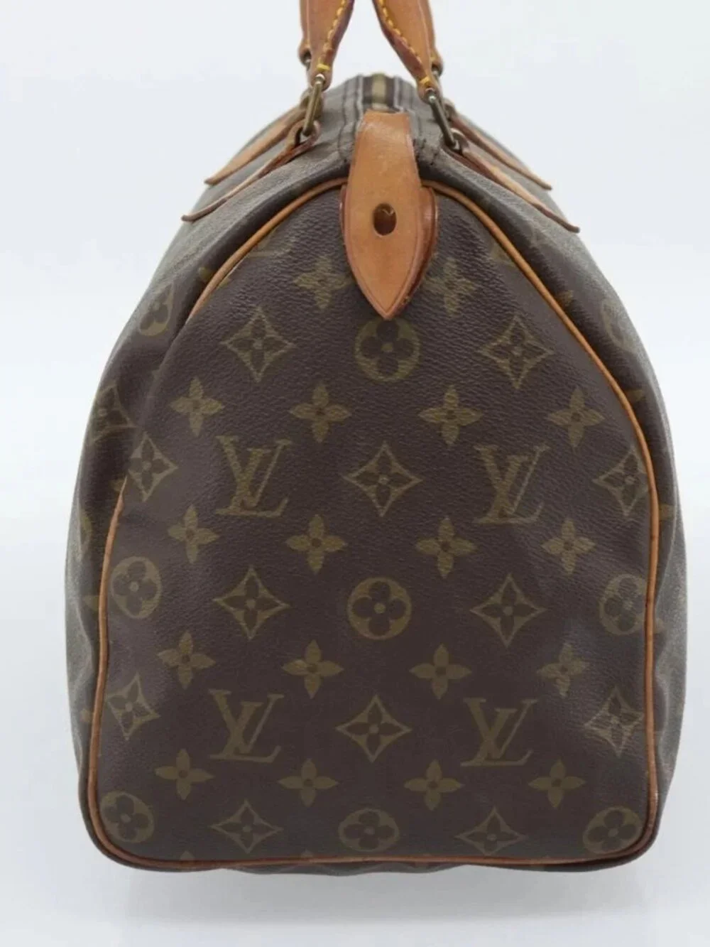 LOUIS VUITTON Monogram Speedy 35 Hand Bag M41524 LV Auth 187939A